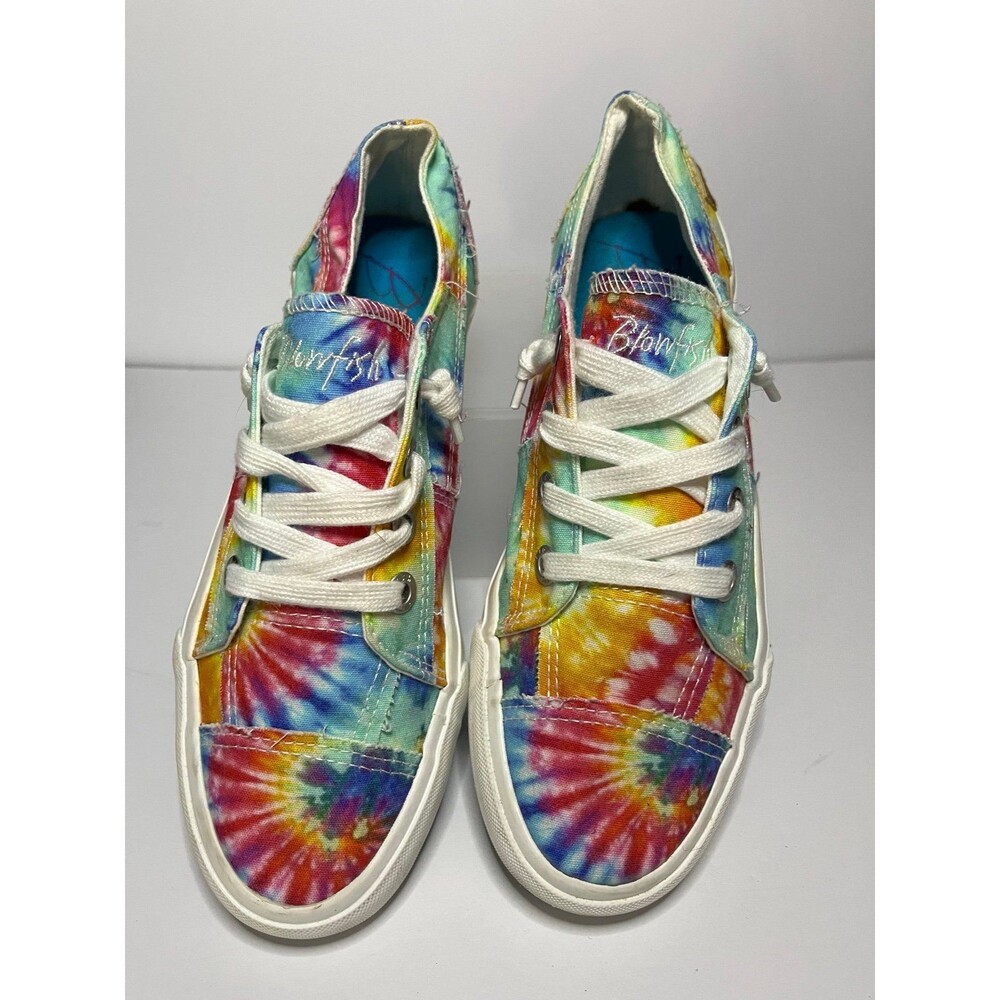 Blowfish Tie-dye brights sneakers size 8